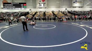 96 lbs Quarterfinal - Oliver McClary, District 3 Wrestling vs Liam Daniels, Salamanca Youth Wrestling Club