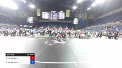 220 lbs Rnd Of 16 - Nehemiah Lendobeja, Wisconsin vs Clayton Danielson, Minnesota