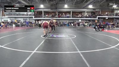 197 lbs Quarterfinal - Jacob Schimek, Augsburg vs Kasey Gish, Wisconsin-La Crosse