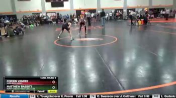 78 lbs Cons. Round 3 - Corbin VanDee, Hammerin Hawks vs Matthew Babbitt, North Liberty Wrestling Club