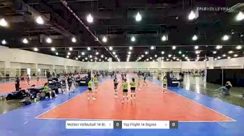 Motion Volleyball 14 BLK vs Top Flight 14 Sigma - 2021 JVA MKE Jamboree presented by Nike