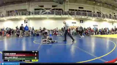 45 lbs Cons. Round 4 - Case Hoehn, Maurer Coughlin Wrestling Club vs William Kelly, Jennings County Wrestling Club