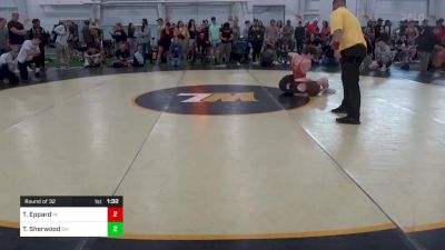 132-E Mats 1-5 10:30am lbs Round Of 32 - Tanner Eppard, IN vs Trenton Sherwood, OH