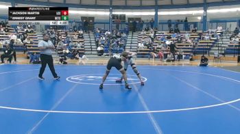 125 lbs Quarterfinal - Jackson Martin, Labette Community College vs Ernest Grant, Fort Hays Tech Northwest College