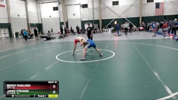 126 lbs Cross Bracket (8 Team) - James Strange, JR Titans vs Brody Makloski, GRIT