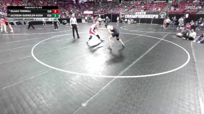 D1-175 lbs Champ. Round 1 - Elijah Terrell, Slinger vs Jackson Guenzler-Soda, Verona Area