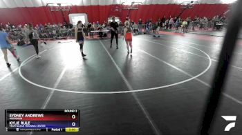 132 lbs Round 3 - Sydney Andrews, Wisconsin vs Kylie Rule, Team Nazar Training Center