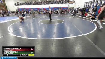 106 lbs Champ. Round 1 - Karmyne Bitoni, Rocky Mountain vs Francisco Burrola, American Falls