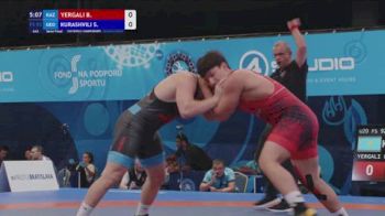 92 kg 1/2 Final - Beibarys Yergali, Kazakhstan vs Sandro Kurashvili, Georgia