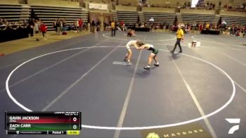 133 Championship Bracket Champ. Round 3 - Zach Carr, Park vs Gavin Jackson, STMA