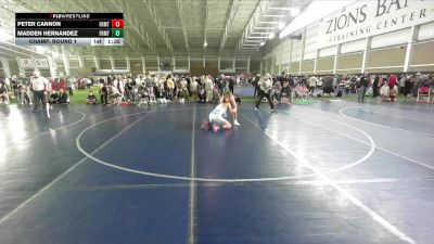 135 lbs Champ. Round 1 - Madden Hernandez, Sublime Wrestling Academy vs Peter Cannon, Champions Wrestling Club
