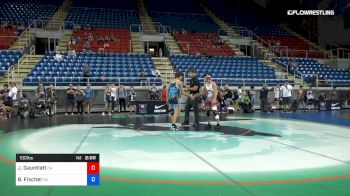 100 lbs Rnd Of 64 - James Gauntlett, California vs Beau Fischer, Georgia