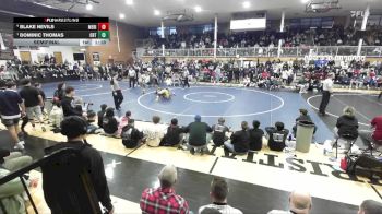 138 lbs Semifinal - Dominic Thomas, Orting vs Blake Nevils, Meridian