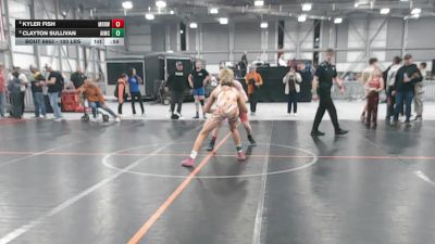 132 lbs 3rd Place Match - Kyler Fish, Mat Rats Rebooted Wrestling vs Clayton Sullivan, Askeo International Mat Club
