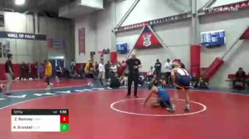 127 lbs Round Of 16 - Zeth Romney, Chaminade vs Alan Grandad, Clovis