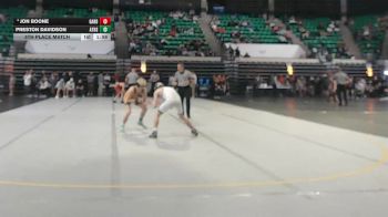 6A 106 lbs 5th Place Match - Preston Davidson, Athens vs Jon Boone, Gardendale Hs