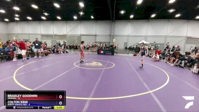 132 lbs Round 5 (6 Team) - Bradley Goodwin, Virginia vs Colton King, North Dakota Red