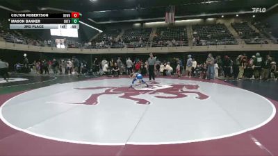 56 lbs 3rd Place - Colton Robertson, Downingtown vs Mason Banker, Ontario