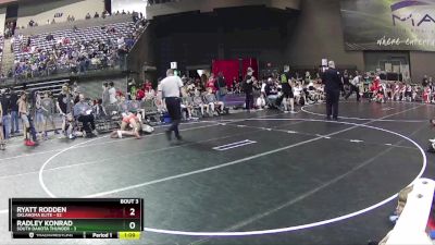 105 lbs Round 1 (6 Team) - Ryatt Rodden, Oklahoma Elite vs Radley Konrad, South Dakota Thunder