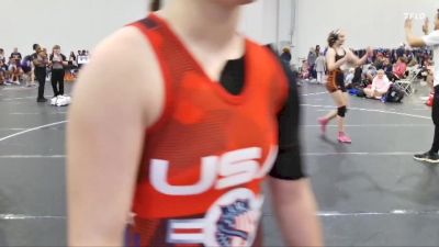 128 lbs Round 8 (10 Team) - Abbigail Meyer, MF Angels vs Sparrow Sgarlata, Missouri Outlaws