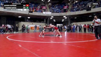 110 lbs Champ. Round 2 - Yazmine Garcia, Unattached vs Jaiydyn Hoffman, Unattached