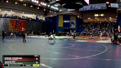 120 lbs Cons. Round 6 - Oumar Tounkara, NY Military Academy vs Eamon Fry, Rumson-Fair Haven Regional