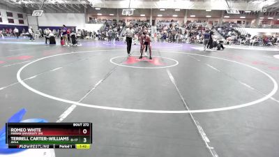 141 lbs Cons. Round 1 - Terrell Carter-williams, Avila vs Romeo White, Marian University (IN)