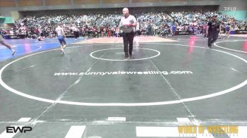 67 lbs Quarterfinal - Meshach Escobar, Hot Shots Wrestling vs Mason Weight, Roseburg Mat Club
