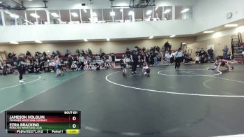 49 lbs Round 2 - Jameson Holguin, Punisher Wrestling Company vs Ezra Bracking, Mukilteo Wrestling Club