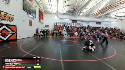 157A Round 2 - Rodrigo Armas, Campbell County vs Gus Bertagnole, Natrona County