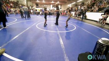 57 lbs Rr Rnd 3 - Kimberly Emmons, Grove Takedown Club vs Khloe Weisinger, Wyandotte Youth Wrestling