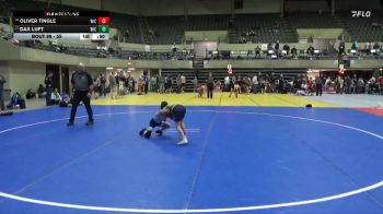 55 lbs Cons. Round 4 - Oliver Tingle, Robbinsdale Area Wrestling vs Dax Luft, Simley Wrestling