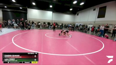 78 lbs Cons. Round 3 - Liam Perez, G580 Wrestling Club vs Zander Seaman, Warrior Trained Wrestling