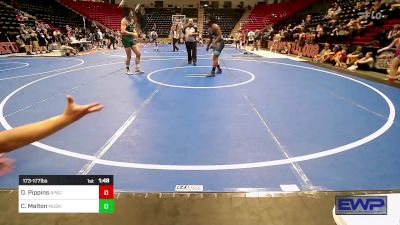 173-177 lbs Rr Rnd 2 - Deylin Pippins, Apache Wrestling vs Caleb Melton, Muskogee