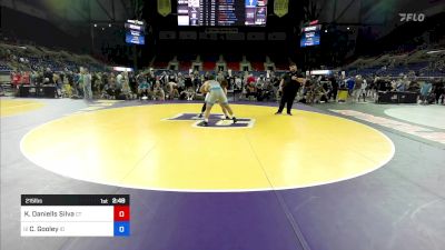 215 lbs Cons 8 #2 - Kingston Daniells Silva, CT vs Carson Gooley, ID