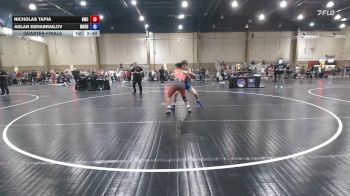 150 lbs Quarterfinal - Nicholas Tapia, Gladiator Wrestling vs Adlan Dzhabrailov, Miami Beach Senior High