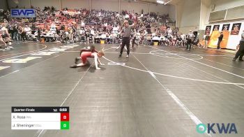 83 lbs Quarterfinal - Xavier Rose, Pin-King All Stars vs Jet Sheninger, Collinsville Cardinal Youth Wrestling