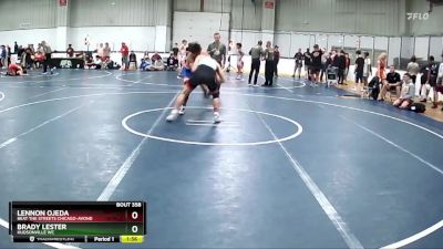 145 lbs Cons. Round 2 - Brady Lester, Hudsonville WC vs Lennon Ojeda, Beat The Streets Chicago-Avond