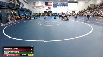 144 lbs Cons. Round 4 - Joeseph Connors, Buffalo vs Jackson Larsen, Riverton