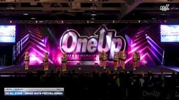 OC All Stars - Senior White-Foothill Ranch [2025 L1 Senior Day 1] 2025 One Up SoCal Nationals
