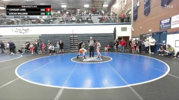 80 lbs Champ. Round 2 - Lucas Willden, 208 Badgers Wrestling Club vs Cougar Lane, Clearwater Valley Wrestling Club
