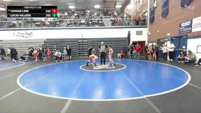 80 lbs Champ. Round 2 - Lucas Willden, 208 Badgers Wrestling Club vs Cougar Lane, Clearwater Valley Wrestling Club