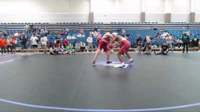 147 lbs Champ. Round 3 - Justin Wardlow, Lockport Township vs Brason Schortgen, Adams Central