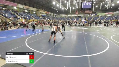 106 lbs Rr Rnd 3 - Winston Cline, 2tg vs James Garcia, Nebraska Elite