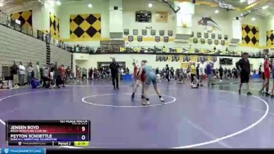 97 lbs Cons. Round 3 - Maddax Byrum, Warrior Regional Training Center vs Grant Kirkpatrick, Columbus East Wrestling Club