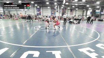 145 lbs Rr Rnd 1 - Ja'Niyah Simmons, Elm Street Grapplers vs Jade Chloe Johnson, Indiana Outlaws Purple