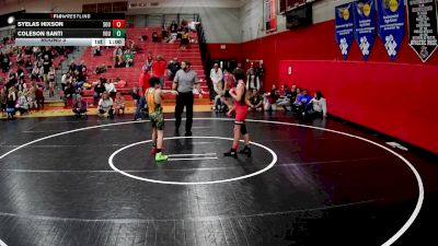 104-116 lbs Round 3 - Coleson Santi, Yough vs Syelas Hixson, Southmoreland