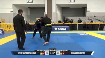 Ricky Aaron Baxter vs Heath Wayne McWilliams 2026 World Master IBJJF Jiu-Jitsu Championship