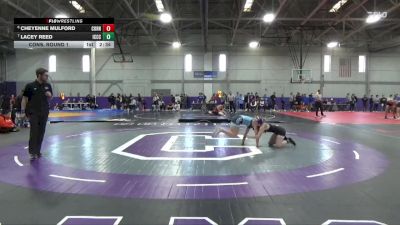 117 lbs Cons. Round 1 - Cheyenne Mulford, Cornell College vs Lacey Reed, Iowa Central Community College