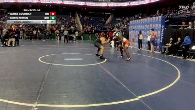 4A 190 lbs Cons. Round 1 - James Cochran, Athens Drive vs Chris Pettus, Myers Park High School